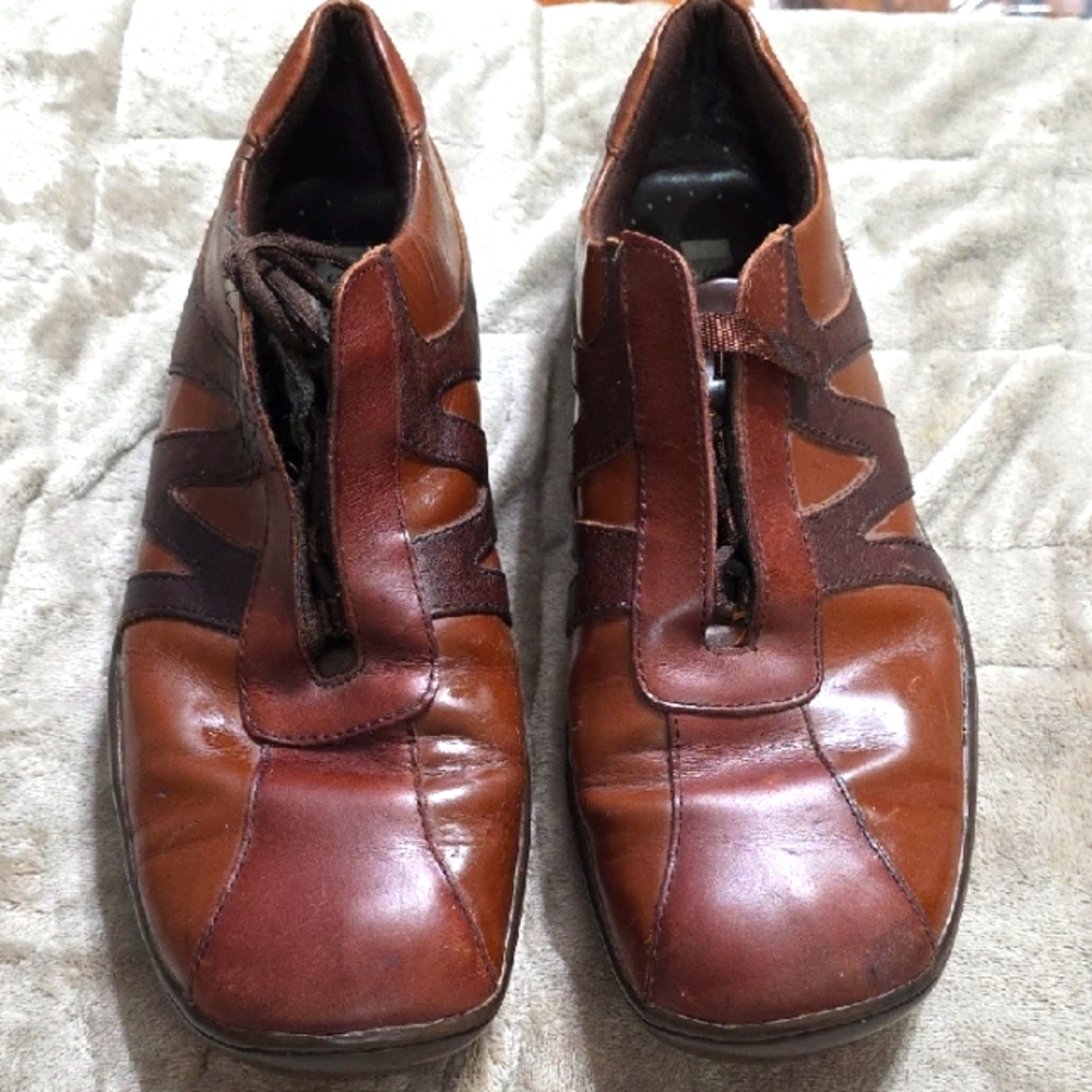 Steve Madden Men's Brown Leather Casual Shoes Laces Sz 13 GUC *READ*